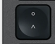 ^ / ° Touche de remplacement QWERTZ (DE) Noir Logitech MX Keys