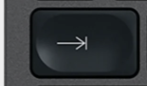 Tab Replacement key QWERTZ (DE) Black Logitech MX Keys