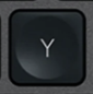 Y Touche de remplacement QWERTZ (DE) Noir Logitech MX Keys