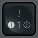 1 / ! Tecla de repuesto QWERTY (ES) Negro Logitech MX Keys