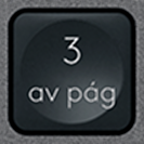 3 (Num) Tecla de repuesto QWERTY (ES) Negro Logitech MX Keys