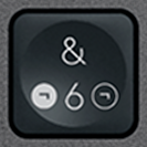 6 / & Tecla de repuesto QWERTY (ES) Negro Logitech MX Keys