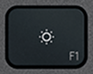 F1 Tecla de repuesto QWERTY (ES) Negro Logitech MX Keys