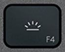 F4 Tecla de repuesto QWERTY (ES) Negro Logitech MX Keys