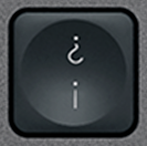 ¡ / ¿ Tecla de repuesto QWERTY (ES) Negro Logitech MX Keys