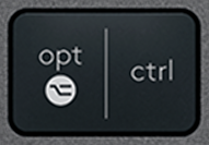 Opt / Ctrl (R) Tecla de repuesto QWERTY (ES) Negro Logitech MX Keys