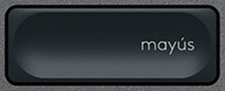 Shift (R) Tecla de repuesto QWERTY (ES) Negro Logitech MX Keys