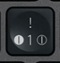 1 / ! Touche de remplacement Logitech MX Keys