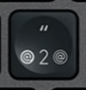 2 / " Touche de remplacement QWERTY (ES) Noir Logitech MX Keys