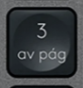 3 (Num) Touche de remplacement Logitech MX Keys