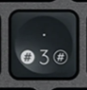 3 / . Touche de remplacement Logitech MX Keys