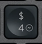 4 / $ Touche de remplacement Logitech MX Keys