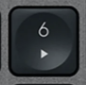 6 (Num) Touche de remplacement Logitech MX Keys
