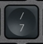 7 / / Touche de remplacement Logitech MX Keys
