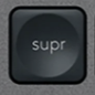 Supr Replacement key QWERTY (ES) Black Logitech MX Keys