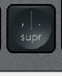 Supr (Num) Touche de remplacement QWERTY (ES) Noir Logitech MX Keys