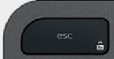 Esc Touche de remplacement QWERTY (ES) Noir Logitech MX Keys
