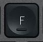 F Replacement key Logitech MX Keys