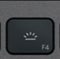 F4 Touche de remplacement QWERTY (ES) Noir Logitech MX Keys