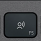 F5 Touche de remplacement QWERTY (ES) Noir Logitech MX Keys