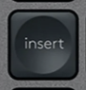 Insert Replacement key QWERTY (ES) Black Logitech MX Keys
