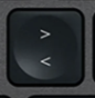 < / > Touche de remplacement Logitech MX Keys