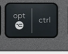 Opt / Ctrl (R) Replacement key Logitech MX Keys