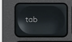 Tab Touche de remplacement QWERTY (ES) Noir Logitech MX Keys