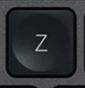 Z Touche de remplacement QWERTY (ES) Noir Logitech MX Keys