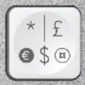 £ / $ Reservetast AZERTY (FR) Hvit Logitech MX Keys Mini