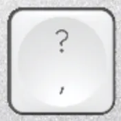 ? / , Reservetast AZERTY (FR) Hvit Logitech MX Keys Mini