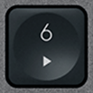 6 (Num) Touche de remplacement AZERTY (FR) Noir Logitech MX Keys