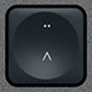 ¨ / ^ Touche de remplacement AZERTY (FR) Noir Logitech MX Keys