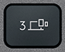 Bluetooth 3 Touche de remplacement AZERTY (FR) Noir Logitech MX Keys