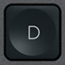D Touche de remplacement AZERTY (FR) Noir Logitech MX Keys