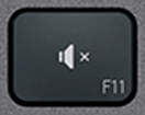 F11 Touche de remplacement AZERTY (FR) Noir Logitech MX Keys