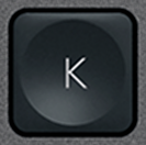 K Touche de remplacement AZERTY (FR) Noir Logitech MX Keys