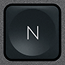 N Touche de remplacement AZERTY (FR) Noir Logitech MX Keys
