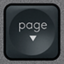 Page bas Touche de remplacement AZERTY (FR) Noir Logitech MX Keys