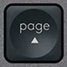Page haut Touche de remplacement AZERTY (FR) Noir Logitech MX Keys