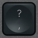 ? / , Touche de remplacement AZERTY (FR) Noir Logitech MX Keys