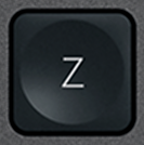 Z Touche de remplacement AZERTY (FR) Noir Logitech MX Keys