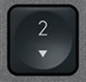 2 (Num) Replacement key AZERTY (FR) Black Logitech MX Keys