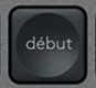 Home Touche de remplacement AZERTY (FR) Noir Logitech MX Keys