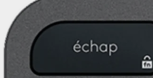 Esc Touche de remplacement AZERTY (FR) Noir Logitech MX Keys