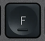 F Touche de remplacement AZERTY (FR) Noir Logitech MX Keys