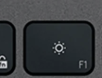 F1 Touche de remplacement AZERTY (FR) Noir Logitech MX Keys