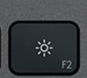 F2 Touche de remplacement AZERTY (FR) Noir Logitech MX Keys