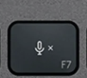 F7 Touche de remplacement AZERTY (FR) Noir Logitech MX Keys