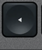 Flèche gauche Touche de remplacement AZERTY (FR) Noir Logitech MX Keys